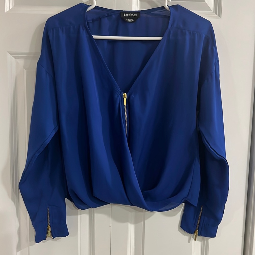 Royal blue top
